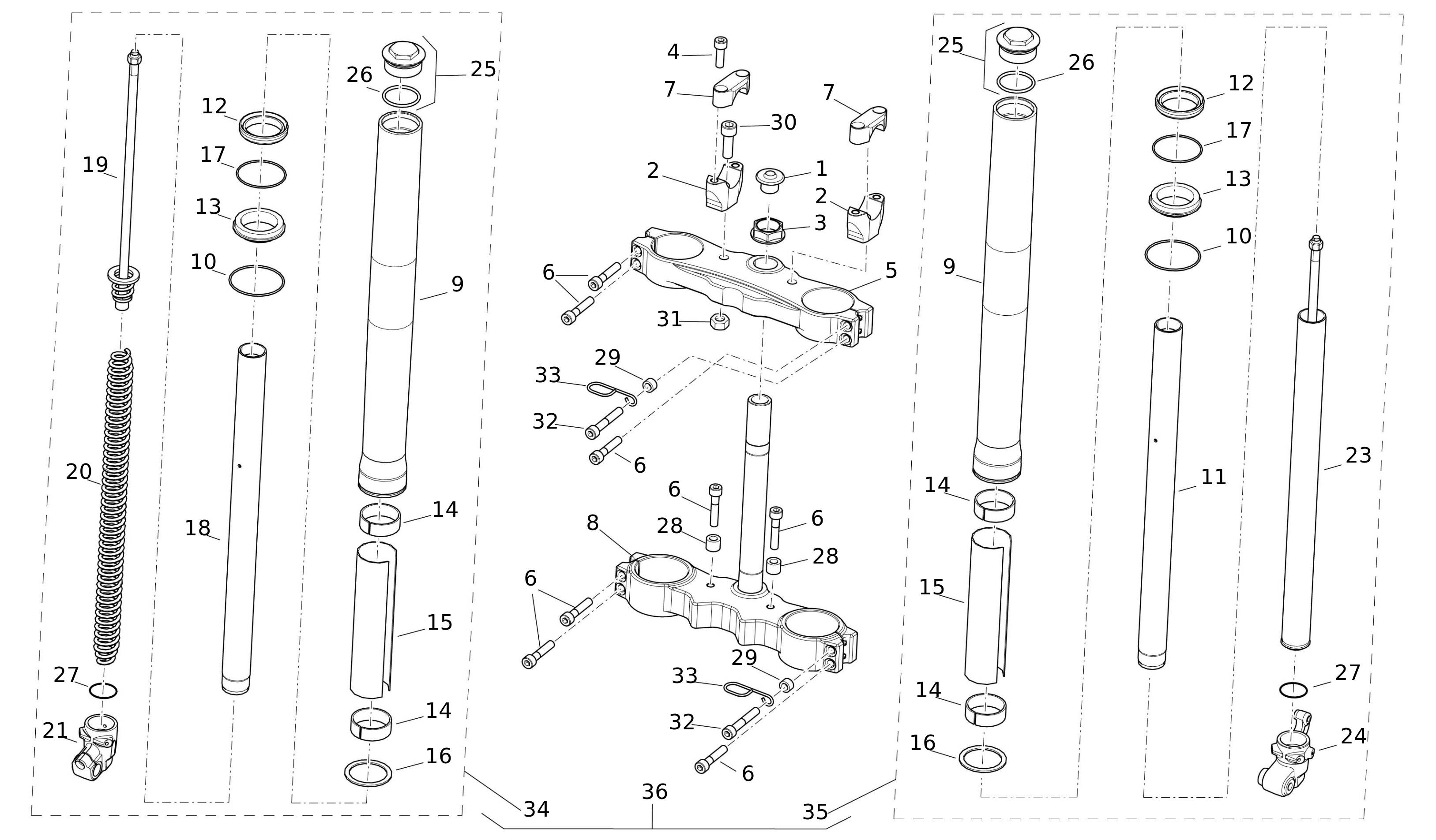 Front fork Competition